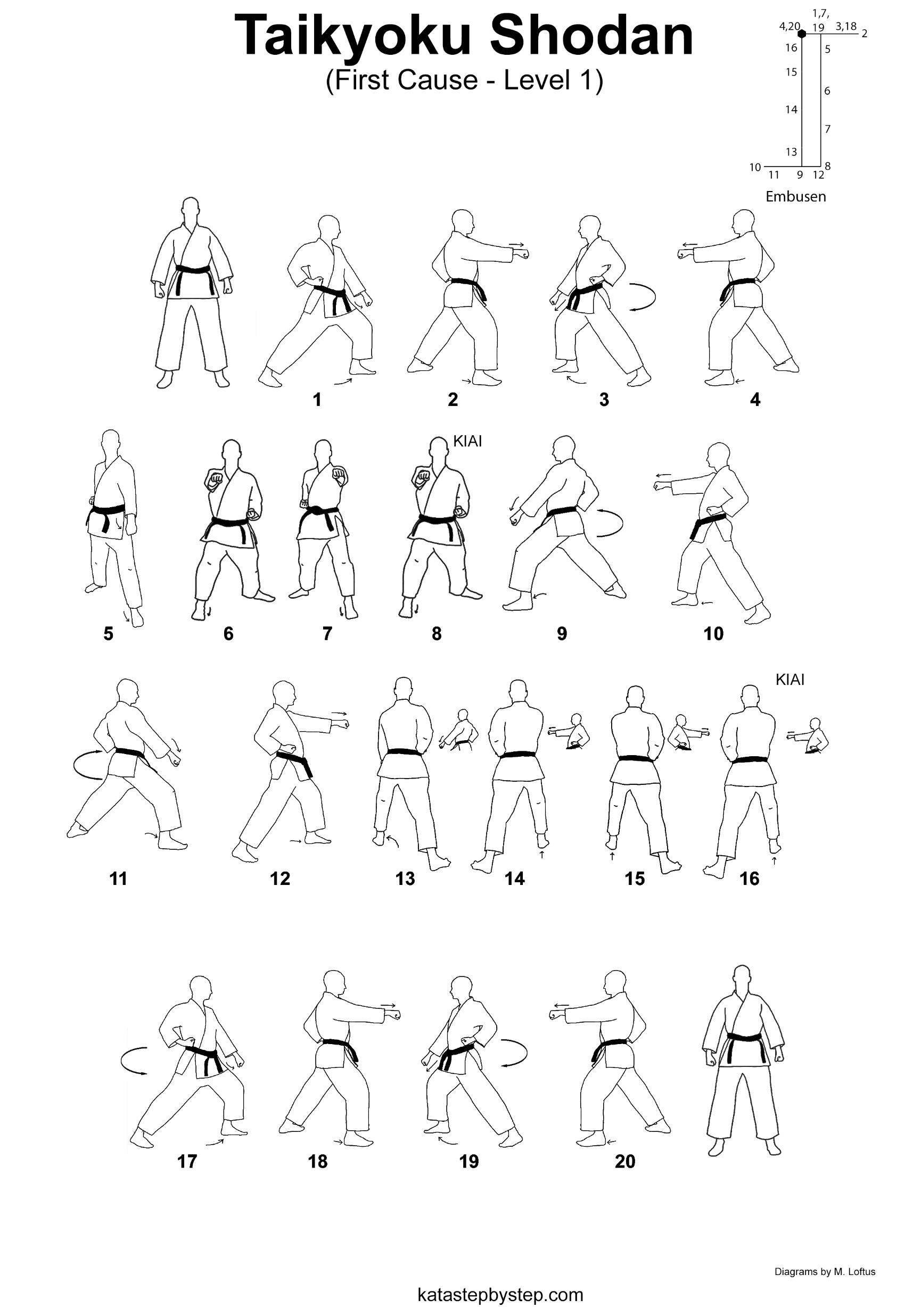 Taikyoku Shodan visualisation